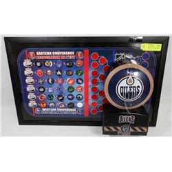 OILERS LIGHT & PLAYOFF BOARD