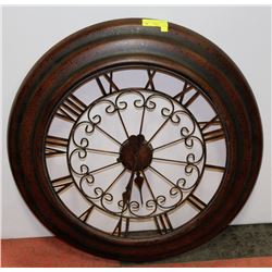 DECORATIVE CLOCK / 27 INCH DIAMETER