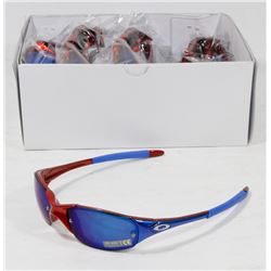 CASE OF NEW OAKLEY STYLE SUNGLASSES