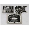 LOT OF 3 BELT BUCKLES INC JACK DANIELS