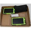 LOT OF 3 EDDIE BAUER SOLAR POWER BATTERY CHARGERS