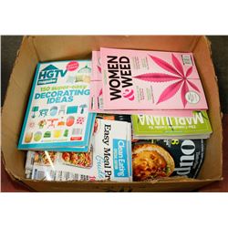 BOX OF ASSORTED MAGAZINES