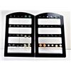 Image 1 : 4)  LOT OF 24 STUD EARRINGS AND