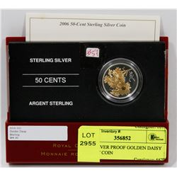 2006 SILVER PROOF GOLDEN DAISY 50 CENT COIN