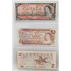 Image 1 : LOT OF 3 CANADA $2 BILLS, 1954, 1974, 1986