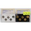 Image 1 : LOT OF 2 USA QUARTER SETS, 2000 PLATINUM,