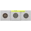 Image 1 : LOT OF 3 CANADA 25 CENT COINS 1949, 1951, 1967