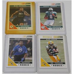 LOT OF 4 ROOKIE CARDS INCL DOLPHINS DANIEL THOMAS,