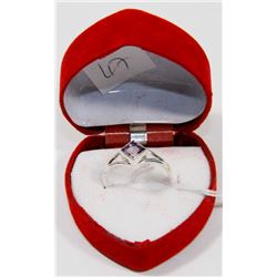 #47-PURPLE AMETHYST RING SIZE 7