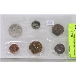 1992 RCM PROOF SET WITH SCARCE 25 CENT COIN