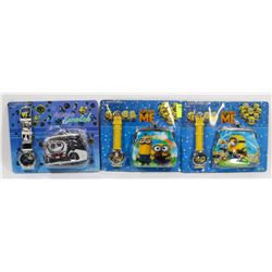 BUNDLE OF 3 NEW KIDS WATCH AND WALLET SETS