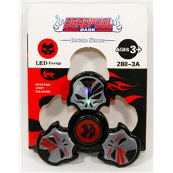 NEW DEADPOOL LED FIDGET SPINNER FOR STRESS RELIEF