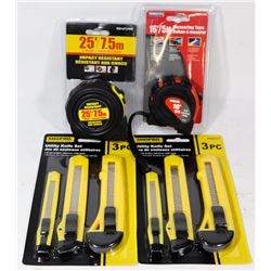 NEW! 6PC UTILITY KNIFE SET SOLD WITH