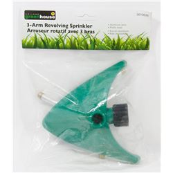 NEW! 3-ARM REVOLVING SPRINKLER