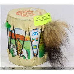 VINTAGE INDIAN TOM TOM DRUM.