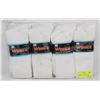 Image 1 : LOT OF 12 NEW MENS WHITE CREW SOCKS