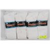 Image 1 : LOT OF 12 NEW MENS WHITE CREW SOCKS