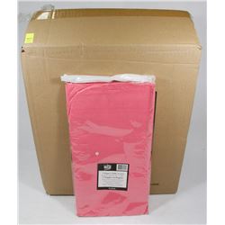 CASE OF 30 HOT PINK RECTANGLE TISSUE TOP TABLE-