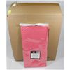 Image 1 : CASE OF 30 HOT PINK RECTANGLE TISSUE TOP TABLE-