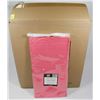 Image 1 : CASE OF 30 HOT PINK RECTANGLE TISSUE TOP TABLE-