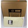 Image 1 : CASE OF 30 IVORY  RECTANGLE TISSUE TOP TABLE-