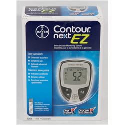 CONTOUR NEXT EZ BLOOD GLUCOSE MONITOR.