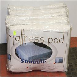 BUNDLE OF 5 TWIN XL MATTRESS PADS