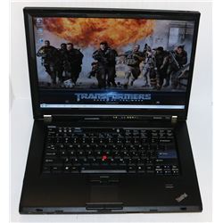 LENOVO T SERIES WIN 7 PRO LAPTOP WITH AC ADAPTOR