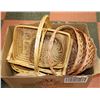 Image 1 : LARGE BOX OF BASKETS