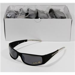 CASE OF BLACK FRAME SUNGLASSES