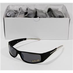 CASE OF BLACK FRAME SUNGLASSES