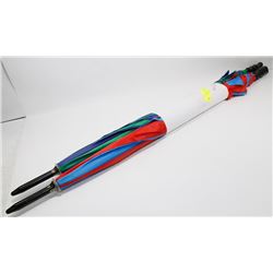 2PK GOLF SIZE UMBRELLAS.