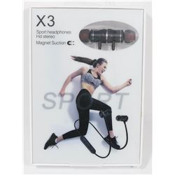 X3 WIRELESS SPORT HEADPHONES