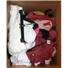 Image 1 : BOX OF ASSORTED CLOTHING, APPEARS TO BE MOSTLY
