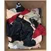 Image 1 : BOX OF ASSORTED CLOTHING, APPEARS TO BE MOSTLY