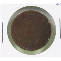 1859 CANADIAN QUEEN VIC LARGE 1 CENT COIN