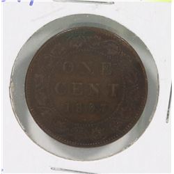 1897 CANADIAN QUEEN VIC LARGE 1 CENT COIN