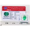 Image 1 : #112-NATURAL GREEN EMERALD LOOSE GEMSTONE 9.43CT