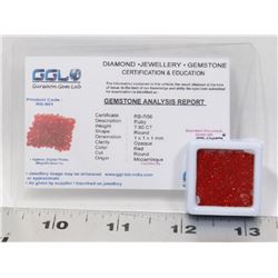 #97-NATURAL RED RUBY GEMSTONE 1 MM SIZING 7.90 CT
