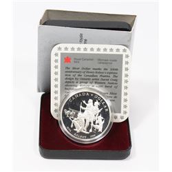 1990 CANADIAN CASED PROOF SILVER $1 COIN