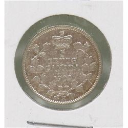 1902H LARGE H EDWARD VII 5 CENT 1ST YEAR ISSUE