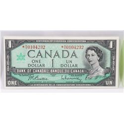 1967 ASTRISK  N/O REPLACEMENT $1 BILL