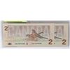 Image 1 : GEM UNC CONSECUTIVE SN # PAIR 1986 ROBIN $2 BILLS