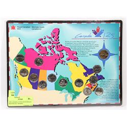 1992 CANADIAN 125TH ANNIVERSARY PROVINCIAL THEMED