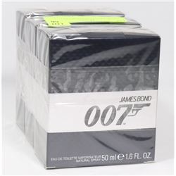 LOT OF 3 JAMES BOND 007 EAU DE TOILETTE