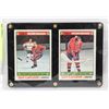 Image 1 : 2 FRAMED 1970'S OPC GUY LAFLEUR CARDS