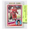 Image 1 : STEVE YZERMAN RED WINGS ROOKIE CARD.