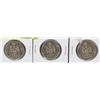 Image 1 : LOT OF 3 CANADA 50 CENT COINS, 1969, 1970, 1971