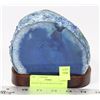 Image 1 : QUARTZ BLUE GEODE ON STAND