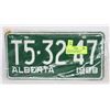 Image 1 : ONE NEW ALBERTA 1968 LICENSE PLATES, NEVER